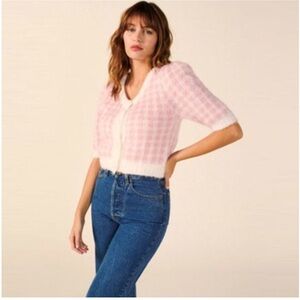 Rouje Ronny Cardiagn in Pink Size EU 34 or US 2